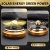 Solar Power Toy Fidget Spinner Science Kit, Air Freshener Car Dashboard Automatic Swing Spinning Ornament with Solar Panel, Car Dashboard Window Home Decor, Velentine Birthday Gift for Men Women view 2