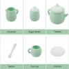 MCGMITT Silicone Tea Set, Tea Party Set for Little Girls Boys, 15 Pcs BPA Free Dishwasher Safe Pretend Tea Set for Toddlers Kids Age 3-6, Cute Toy Kitchen Accessories for Children Birthday Gifts view 4