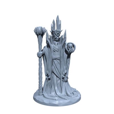 Necroxus, The Galaxy Lich | Lich | Astral Necromancer | Miniature for Tabletop Games Like D&D and War Gaming Large