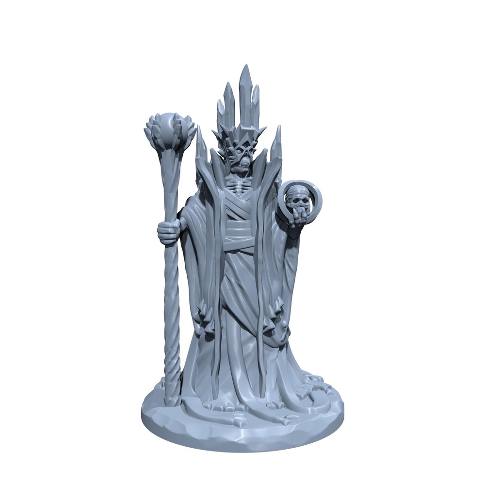 Necroxus, The Galaxy Lich | Lich | Astral Necromancer | Miniature for Tabletop Games Like D&D and War Gaming Large