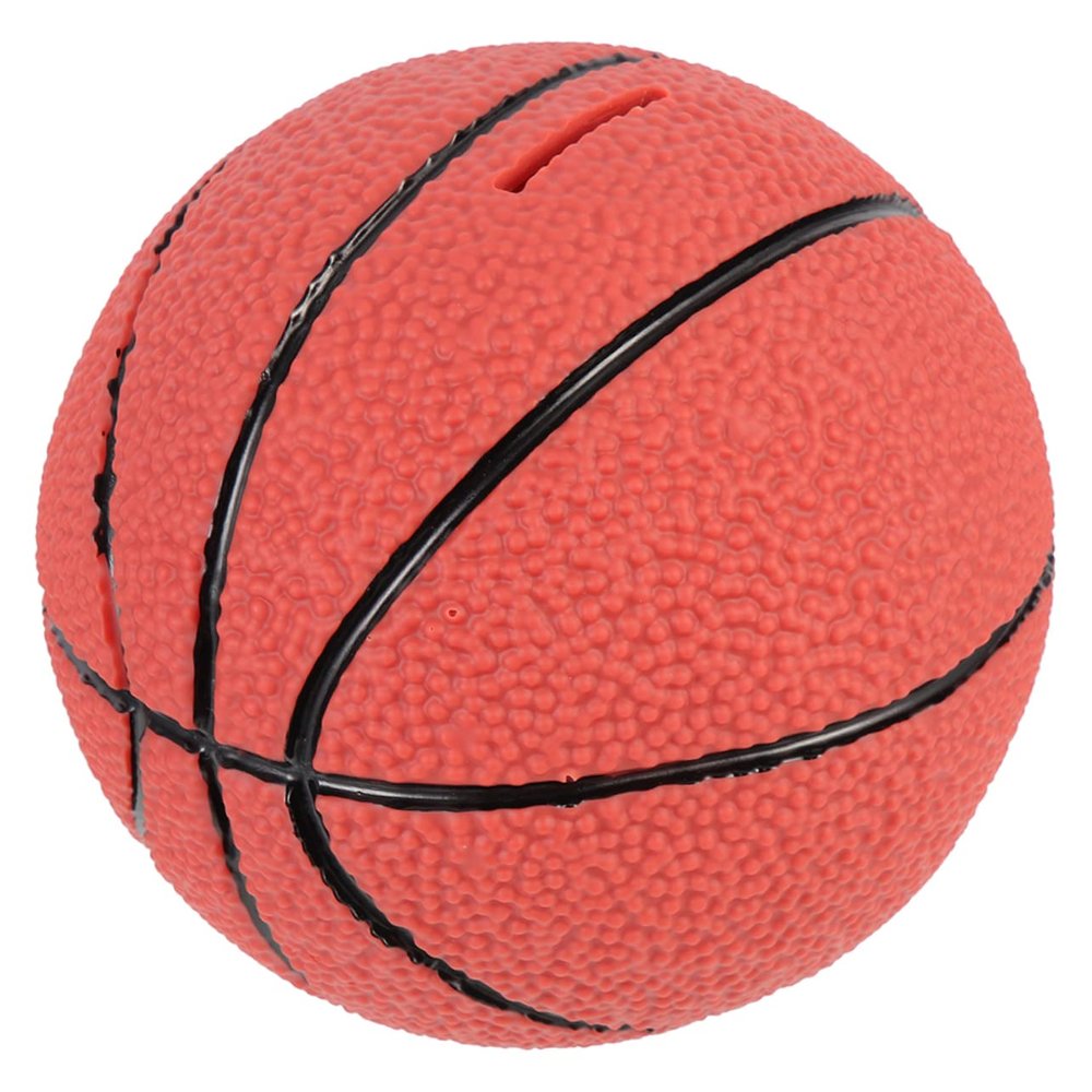 Abaodam Piggy Banks for Boys and Girls Vinyl Coin Bank Large Basketball Design
