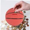 Abaodam Piggy Banks for Boys and Girls Vinyl Coin Bank Large Basketball Design view 2