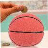 Abaodam Piggy Banks for Boys and Girls Vinyl Coin Bank Large Basketball Design view 3