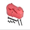 Aluminum 7075 Center Gear Box Housing Set with Covers for Losi 1/18 Mini LMT 4X4 Brushed Monster Truck RTR-LOS01026 Upgrades - Red view 3
