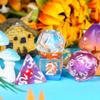 UDIXI 7-Die Mushroom D&D Dice Set, Resin DND Dice Set RPG Polyhedral for Role Playing Games and Other Tabletop Games (Colorful) view 2