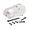 Aluminum 7075 Center Gear Box Housing Set with Covers for Losi 1/18 Mini LMT 4X4 Brushed Monster Truck RTR-LOS01026 Upgrades - Silver view 3