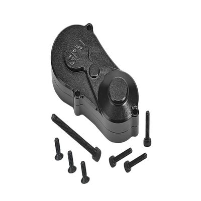 Aluminum 7075 Center Gear Box Housing Set with Covers for Losi 1/18 Mini LMT 4X4 Brushed Monster Truck RTR-LOS01026 Upgrades - Black