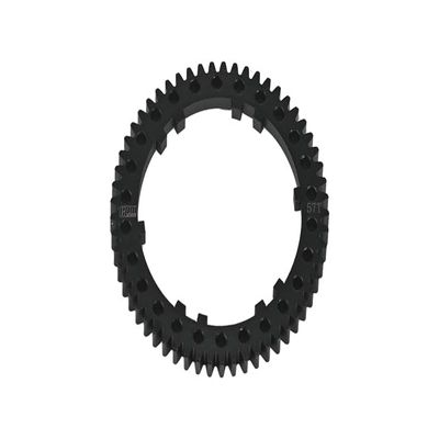 Medium Carbon Steel Center Diff Spur Gear 57T/0.8 Mod for Arrma 1:8 Mojave 4X4 4S-ARA4404 / 1:10 Outcast 4X4 4S V2-ARA4410V2 / KRATON 4X4 4S V2-ARA4408V2 Upgrades
