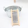 BESPORTBLE 2 Sets Dollhouse Wash Tub with Washboard Miniature Laundry Basin Mini Tinplate Washing Set 1: 12 Scale Washboard Wash Tub for Dollhouse Furniture view 2