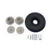 1 PCS Fixed Wing Model Aircraft Wheel 5.0 Inches Inflatable PU Wheels Pneumatic Tires Landing Gear Wheel for RC Plane Replacement Parts (1pcs 5.0 Inch/ D127mm) view 2