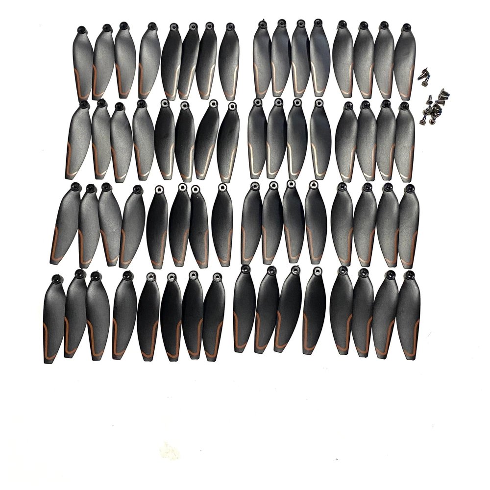 LS-S1S Mini Drone Original 58mm Blades Accessories Propeller Maple Leaf S1S RC Drone Props Parts (Color : 64pcs)