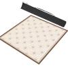 Beige Square Mahjong Mat with Storage Bag, Chinese Style Anti Slip Mahjong Table Mat, Poker Cards Games Tabletop Cover Mat (Color : 5, Size : 39.4x39.4inch/100x100cm) view 1