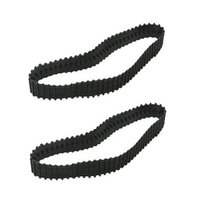 CRUMPS 2PCS Rubber Tracks Caterpillar Tank Chassis 66/53/42cm Closed Track Tires for Rock Crawler RC Digger Excavator Wheel Spare Parts (Color : D 37x2cm)
