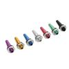CRUMPS 5PCS RC Boat Car Model Colorful Aluminum Alloy Antenna Seat Assembly Tube Sleeve with Cap+Mount Kit L320mm for DIY Accessories (Color : Purple and red) view 4