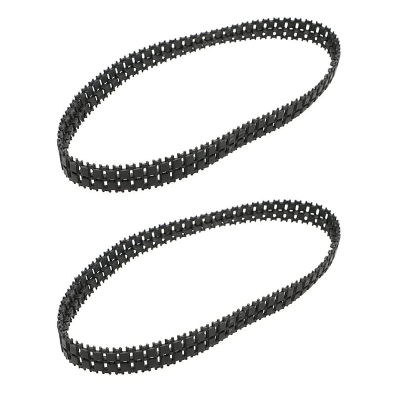 CRUMPS 2PCS Rubber Tracks Caterpillar Tank Chassis 66/53/42cm Closed Track Tires for Rock Crawler RC Digger Excavator Wheel Spare Parts (Color : E 36 x 1.5cm)