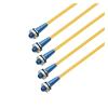 CRUMPS 5PCS RC Boat Car Model Colorful Aluminum Alloy Antenna Seat Assembly Tube Sleeve with Cap+Mount Kit L320mm for DIY Accessories (Color : Blue and Yellow) view 1