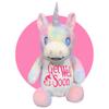 18.5" Tall Personalized Get Well Soon Unicorns - 2 Different Versions - Get Well Soon Plushies - Surgery Recover Gift for Kids - Get Well Soon Plush Toy - Personalized Get Well Gifts by Kikilishop view 1