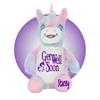 18.5" Tall Personalized Get Well Soon Unicorns - 2 Different Versions - Get Well Soon Plushies - Surgery Recover Gift for Kids - Get Well Soon Plush Toy - Personalized Get Well Gifts by Kikilishop view 4