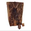 Owl Dice Bag - Reversible - Batik Cotton - Drawstring Closure - Cord Lock - Large Capacity view 1