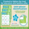 Bright Seed Sight Words Bingo Game for Kindergarten, Learn to Read Sight Word Cards, Word Games for Kids Ages 4-8, Bingo Sight Words Level 1&2, Laminated for Easy Clean view 4