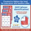 Bright Seed Sight Words Bingo Game for Kindergarten, Learn to Read Sight Word Cards, Word Games for Kids Ages 4-8, Bingo Sight Words Level 3&4, Laminated for Easy Clean view 4
