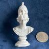 Air-Ads Supplies AirAds Dollhouse Miniature Statue Resin Bust White Sculpture of Athena Greek Goddess of Wisdom Dolls House miniaturea Accessories view 1