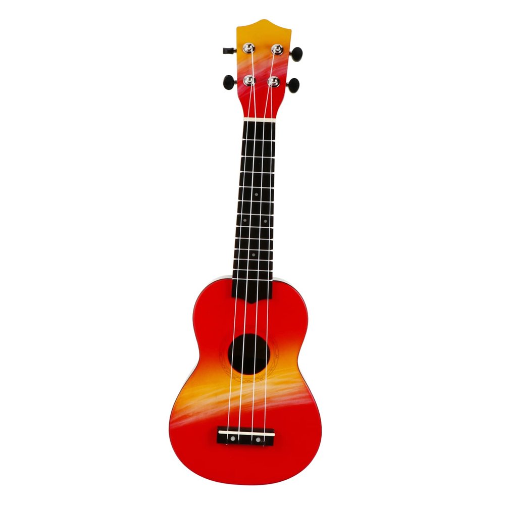 Cartoon Soprano Ukulele Boys and Girls Ukulele Guitar Toy Musical Instruments Boys and Girls for Adults