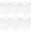Abaodam 6pcs Box Display Box Plastic Container Mini Containers Toy Container Toy Baby Doll Acrylic Display Case Figurine Display Case Mini Doll Case Show Case Puppet The Pet Favorite Box view 1