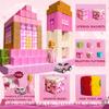 Magnetic Blocks - Create Pink Wonderland with Our Princess Blocks 112 pcs Polar Cubes DreamHouse Magnetic Building Blocks Set Designed in USA view 3