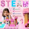 Magnetic Blocks - Create Pink Wonderland with Our Princess Blocks 112 pcs Polar Cubes DreamHouse Magnetic Building Blocks Set Designed in USA view 4