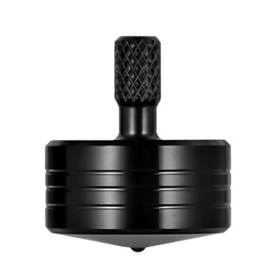 CHEETOP Stainless Steel Spinning Top, Precision Mini Desktop Gyroscope, Kill Time Reduce Stress ADHD Toys, Perfect Balance Gyro (Black Style 4)