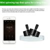 CHEETOP Stainless Steel Spinning Top, Precision Mini Desktop Gyroscope, Kill Time Reduce Stress ADHD Toys, Perfect Balance Gyro (Black Style 4) view 4