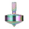 CHEETOP Stainless Steel Spinning Top, Precision Mini Desktop Gyroscope, Kill Time Reduce Stress ADHD Toys, Perfect Balance Gyro (Iridescent Style 2) view 1