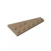 Gobricks GDS-551 54384 Wedge Plate 6x3 Left, Dark Tan, 50 pcs Brick Parts view 1