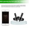CHEETOP Stainless Steel Spinning Top, Precision Mini Desktop Gyroscope, Kill Time Reduce Stress ADHD Toys, Perfect Balance Gyro (Black Style 2) view 4
