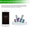 CHEETOP Stainless Steel Spinning Top, Precision Mini Desktop Gyroscope, Kill Time Reduce Stress ADHD Toys, Perfect Balance Gyro (3PCS Black+Silver+Iridescent Style 4) view 4