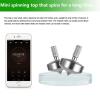 CHEETOP Stainless Steel Spinning Top, Precision Mini Desktop Gyroscope, Kill Time Reduce Stress ADHD Toys, Perfect Balance Gyro (3PCS Black+Silver+Iridescent Style 2) view 4