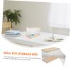 Abaodam Acrylic Display Box Transparent Doll Model Storage Case for Figurines with Push-Pull Door for Home Office Collectibles Display view 2