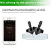 CHEETOP12PCS Stainless Steel Spinning Top, Precision Mini Desktop Gyroscope, Kill Time Reduce Stress ADHD Toys, Perfect Balance Gyro (12PCS Black+Silver+Iridescent, Style 1+2+3+4) view 4