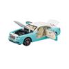 Toy Car Model Blue Wraith Alloy Collectible Pull Back Vehicles Diecast with Light and Sound