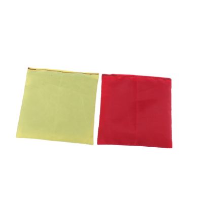 6 Pcs Nylon Bean Bags Durable Cornhole Bags Set Small Bean Cases for Cornhole Game, All-Weather Legumes Cases for Party Outdoor Indoor Games