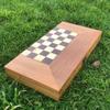 19-inch Large Antique Backgammon Sets for Adults Complete Wooden Game Board Handmade Game Sets Great Gift for Dad, Husband, Anniversary, Birthday view 3