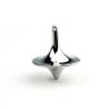 Silver Accurate Spinning Top,Portable Precision Metal Spinner Top Premium Exquisite Perfect Balance Desktop Gyro Vintage Totem Zinc Alloy Prop Spinning Top Desk Ornament Prop,Activity Centers view 1