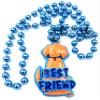 Best Friend Dog Puppy Mardi Gras Bead Necklace New Orleans Parade view 1