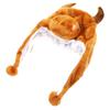 Abaodam 1pc Plush Cow Hat Soft Comfortable Animal Hat for Parties Carnival Masquerade view 1