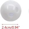 10Pcs White Rattle Balls Inserts Rattle Box Repair Doll Noise Maker Noise Maker Insert Rattle for Animal Puppet Doll Baby Pet,Rattle Inserts view 2
