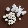 10Pcs White Rattle Balls Inserts Rattle Box Repair Doll Noise Maker Noise Maker Insert Rattle for Animal Puppet Doll Baby Pet,Rattle Inserts view 4