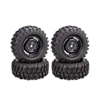 4pcs 1.9 Inch 96mm Rubber Wheel Rim and Tire for Rc Car 1/10 for Hsp for Redcat for for Traxxas Axial Scx10 D9 Rc Tires 1/10 Off Road Cars Modification Accessories