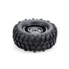 4pcs 1.9 Inch 96mm Rubber Wheel Rim and Tire for Rc Car 1/10 for Hsp for Redcat for for Traxxas Axial Scx10 D9 Rc Tires 1/10 Off Road Cars Modification Accessories view 2