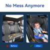 SSPONT [2 Packs] Kids Car Seat Tray, Travel Tray with Cup Holder for Toddler, Kids Car Seat Food Snack Organizer for Road Trip, Stroller snack tray travel must haves - Blue+Pink view 4